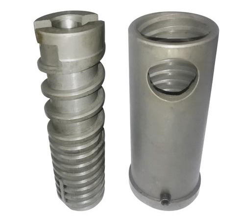 food extrusion screw and barrel