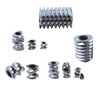 aquafeed extruder screw, modular twin screw